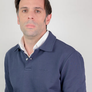 POLO FELPA MARINO